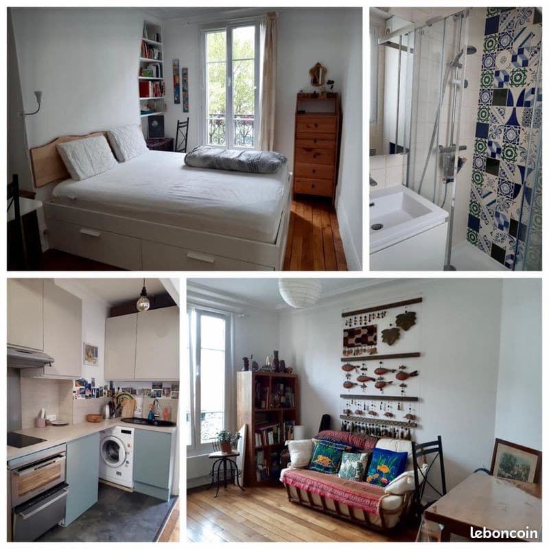 Fully furnished 2 rooms apartment Paris 17è