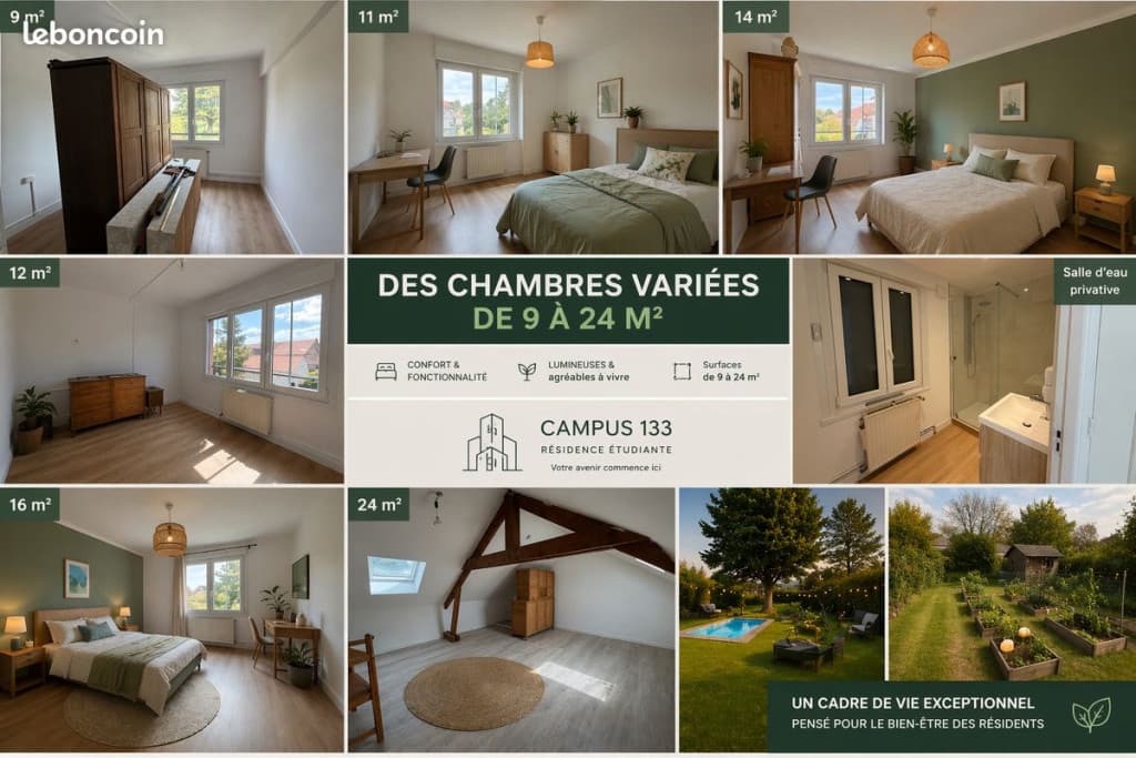 Appartement 1 pièce 15 m²