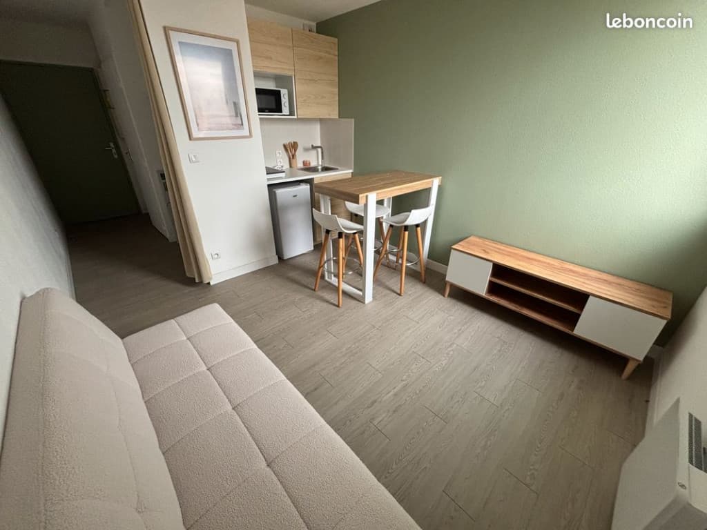 Studio rénové 18 m²