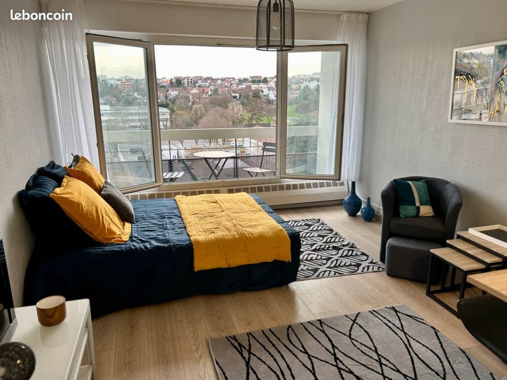 Appartement T1 meublé, 25m², vue très dégagée