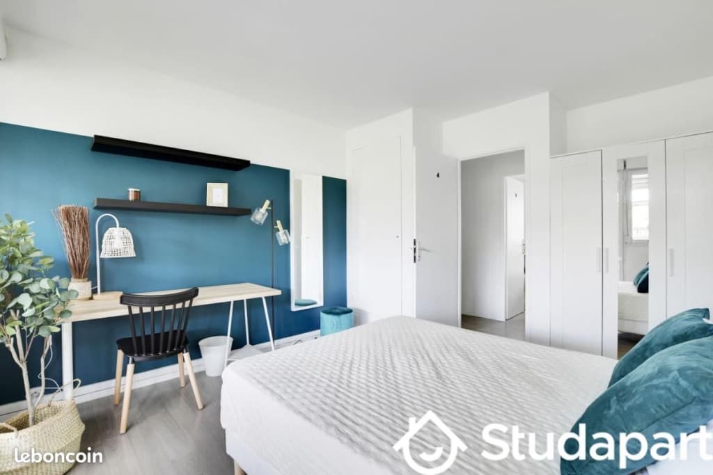 Chambre 1 pièce 10 m²