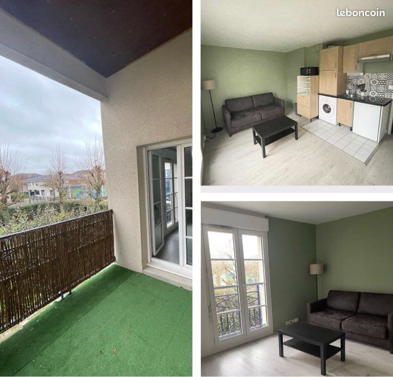 Studio meublé de 21 m² avec terrasse
