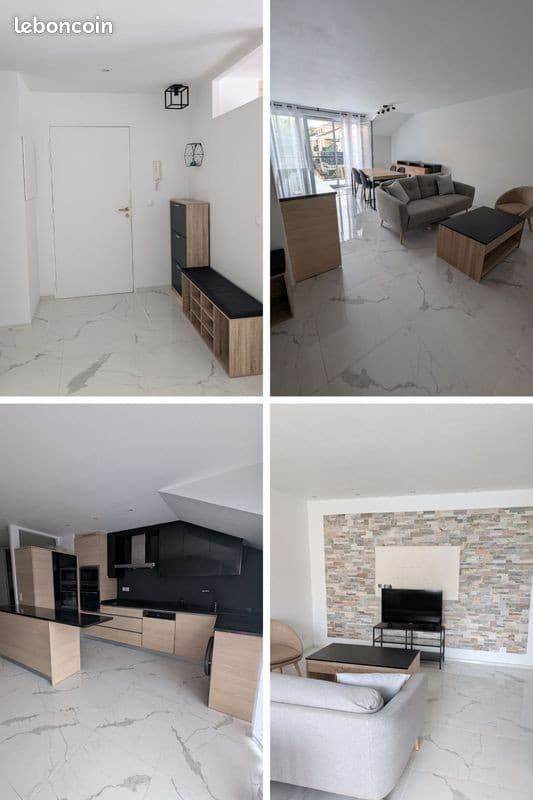 T3 meublé 65 m² – Balcon – 2 parkings – Bussy-Saint-Georges (77600)