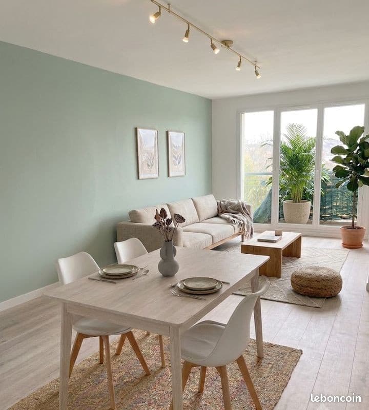 T3 MEUBLÉ 65m² — SECTEUR GARE Mantes-la-Jolie — Balcon + 2 Parkings