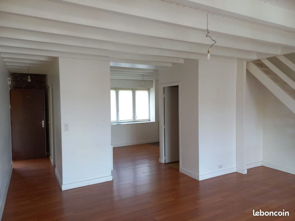 Appartement duplex 3 pièces 69m2 (80 au sol)
