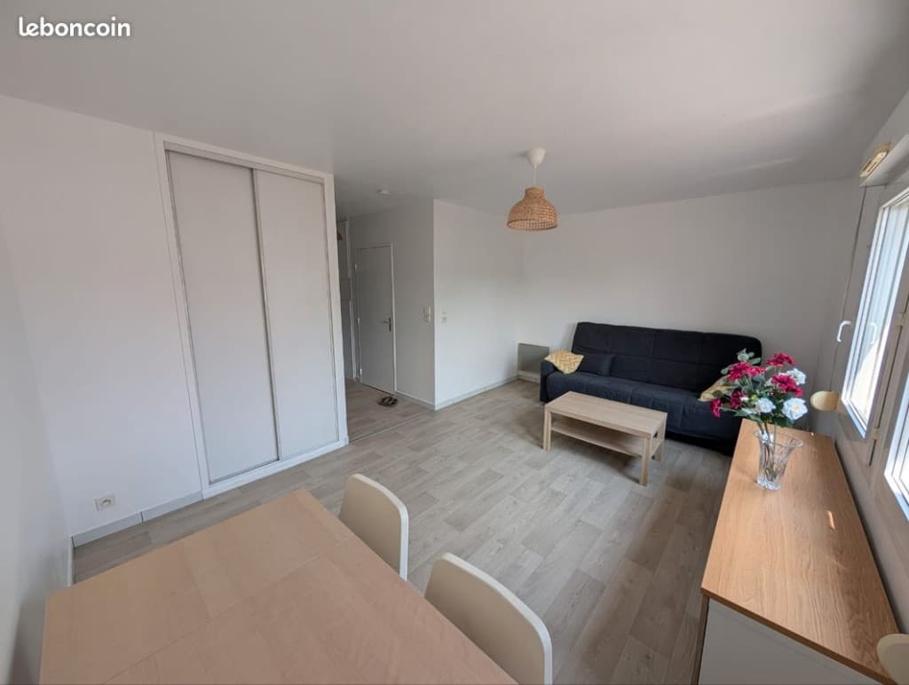 Agréable T1 meublé 28m2 avec parking