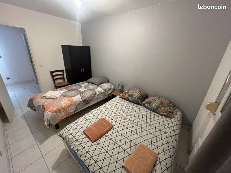 F3 meublé 4 lits pour août sept