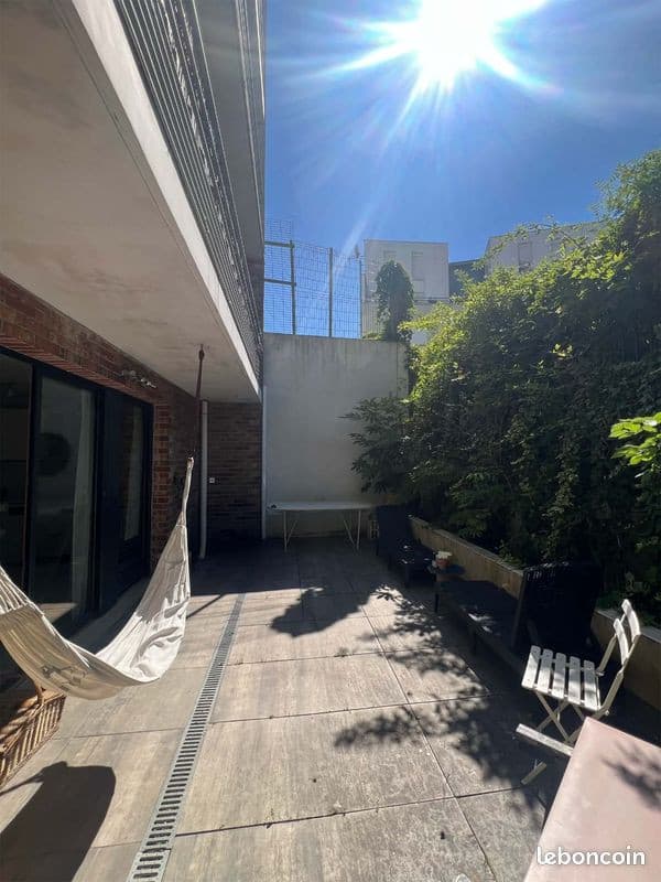 Appartement meublé 60 m² – 2 chambres – Terrasse & jardin 75 m² – Montreuil (Rue Condorcet)