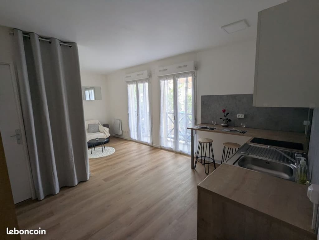Studio rénové de 23m²