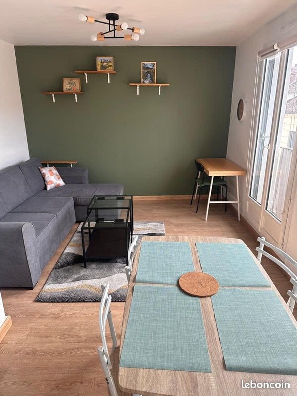 Appartement T2 meublé centre-ville avec parking
