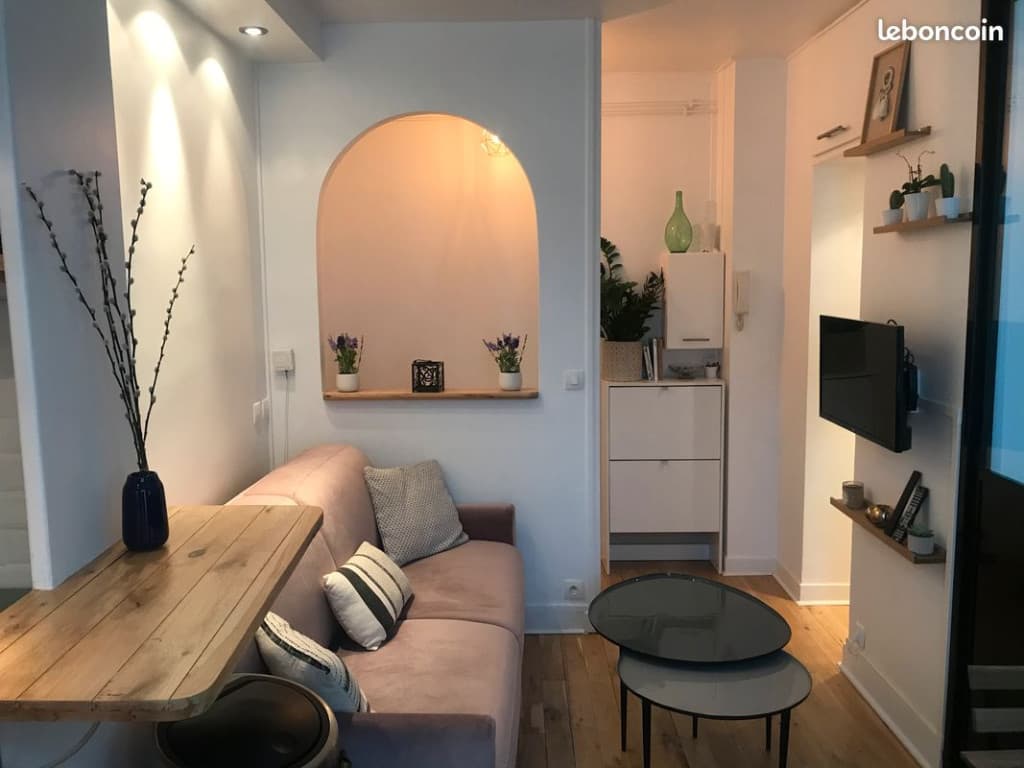 Appartement 2 pièces meublé de 25 m² – Paris 19ᵉ