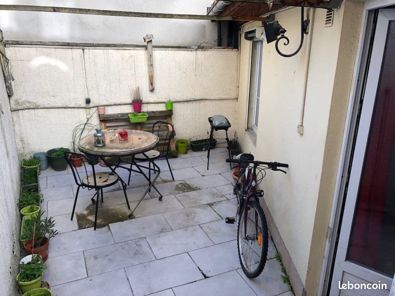 F3 meublé 53m2 + terrasse 1590e 75019