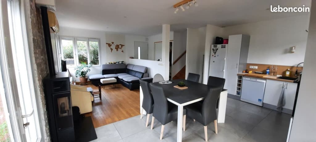 Pavillon lumineux T6 117m² avec jardin