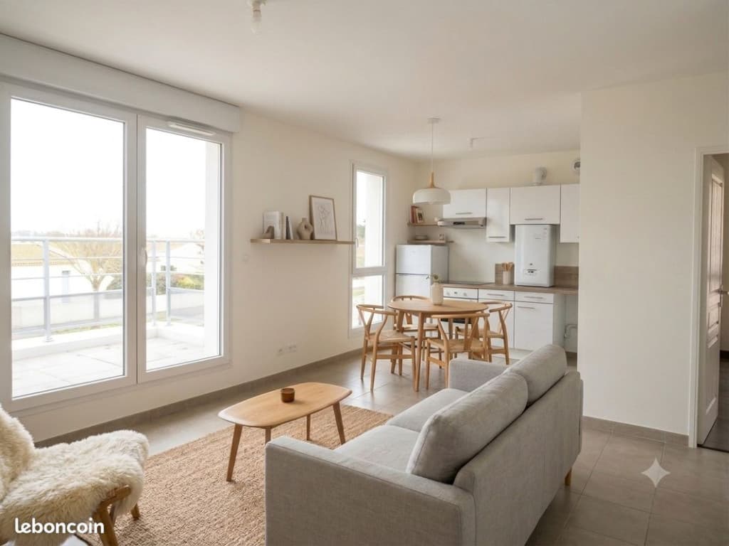 Appartement T2 de 43,5m² avec balcon