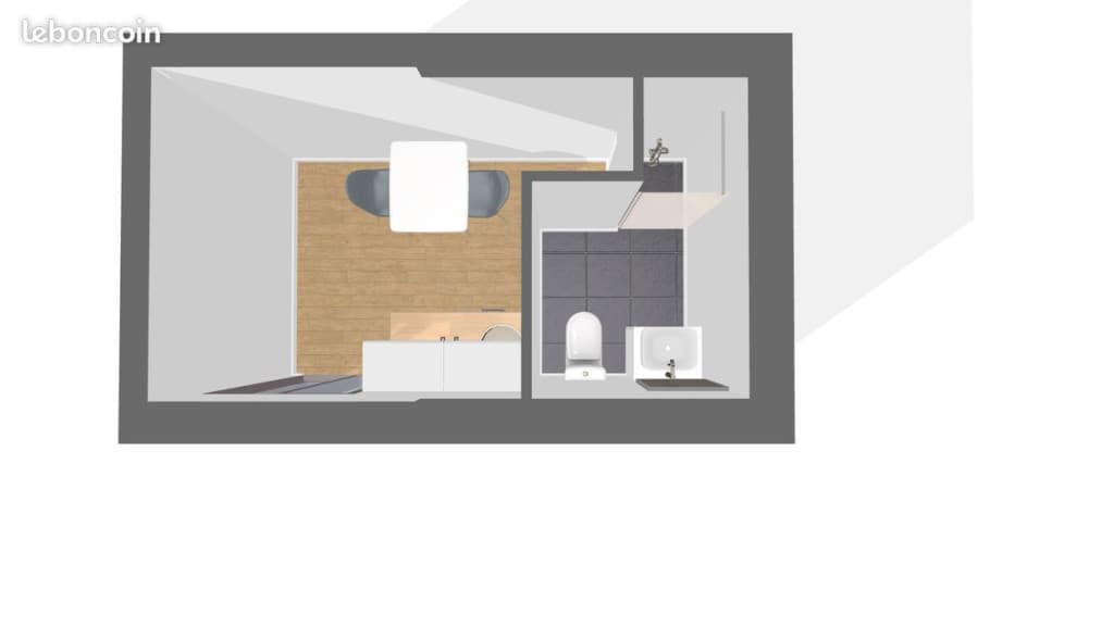 Studio 1 pièce 12 m²