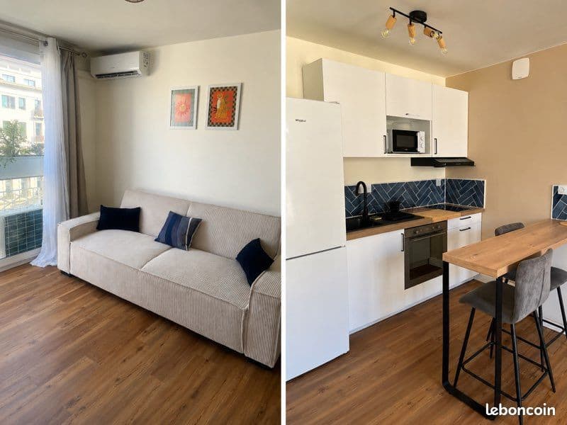 Superbe Appartement 2 pièces meublé + cave