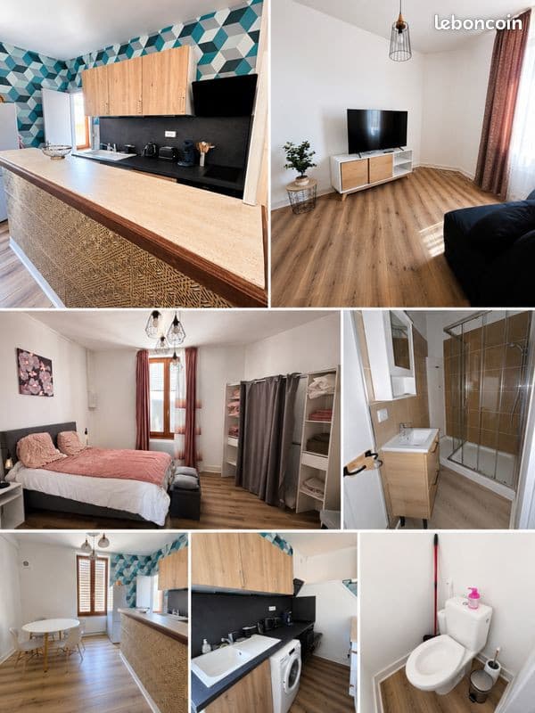 T2 meublé 54 m² entièrement rénové – RDC – Tout équipé
