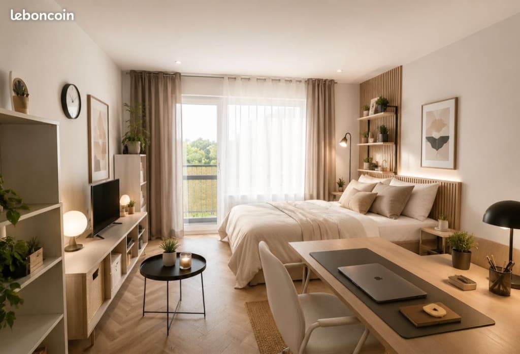 Studio rénové avec balcon – Centre-ville d'Annemasse – Disponible dès le 10 août