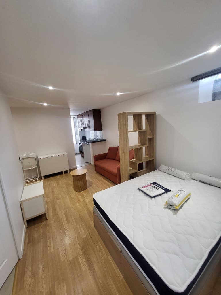 Location studio meublé avec coin nuit 27m2