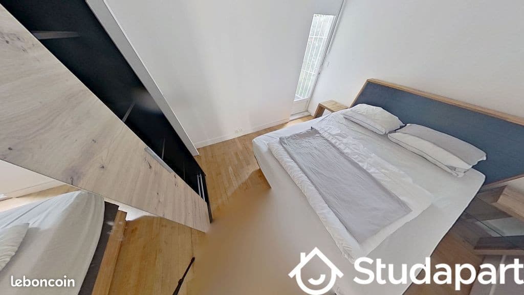 Chambre 1 pièce 34 m²