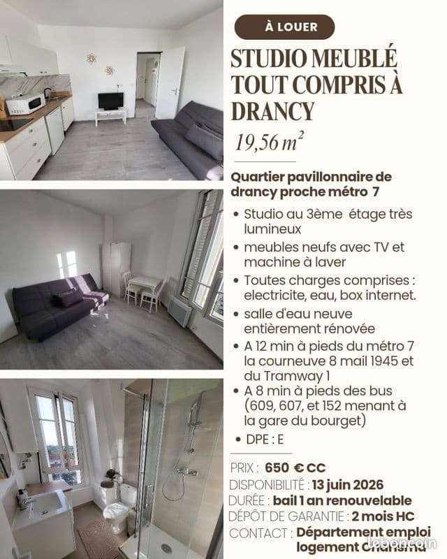 Location Studio Drancy