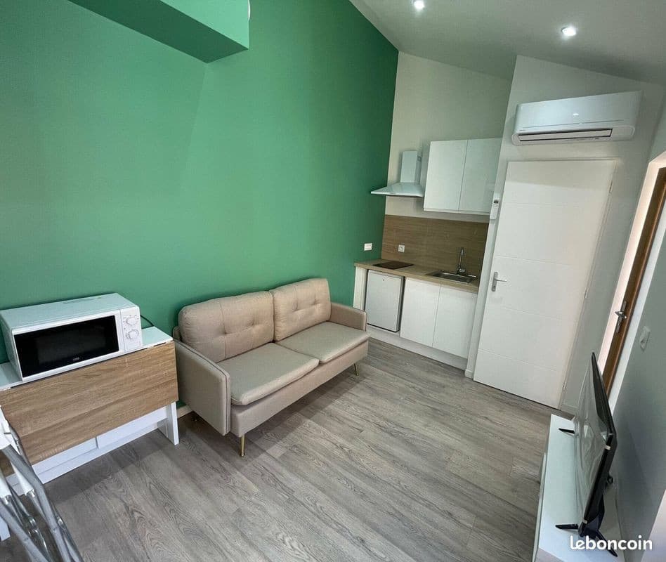 Appartement meublé de type 1bis de 21m2 habitables