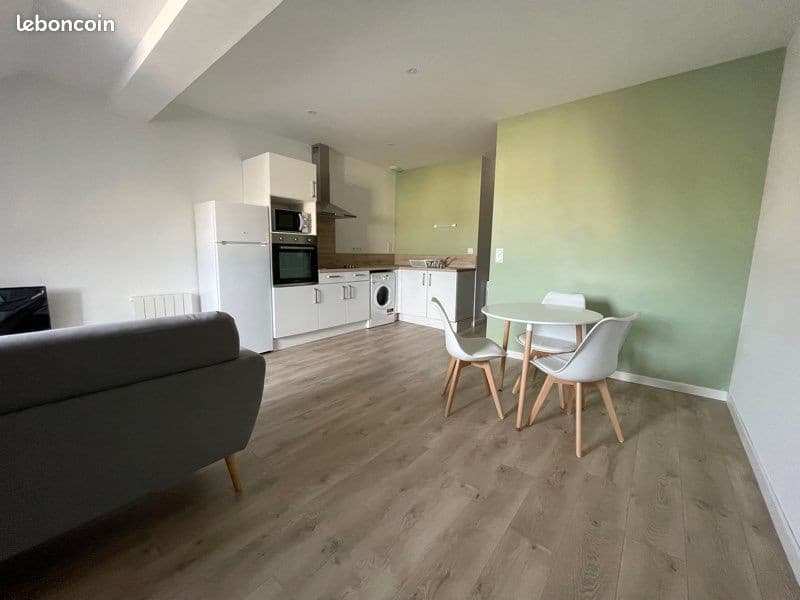 MAYENNE : «Vue sur la Mayenne» : Appartement T1 bis meublé