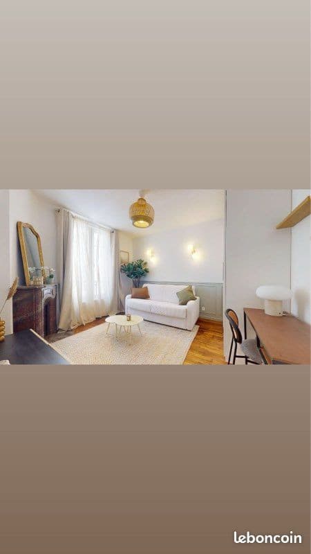 T1 Meublé de 18 m² – Paris 13ème (Olympiades / Porte d'Ivry)