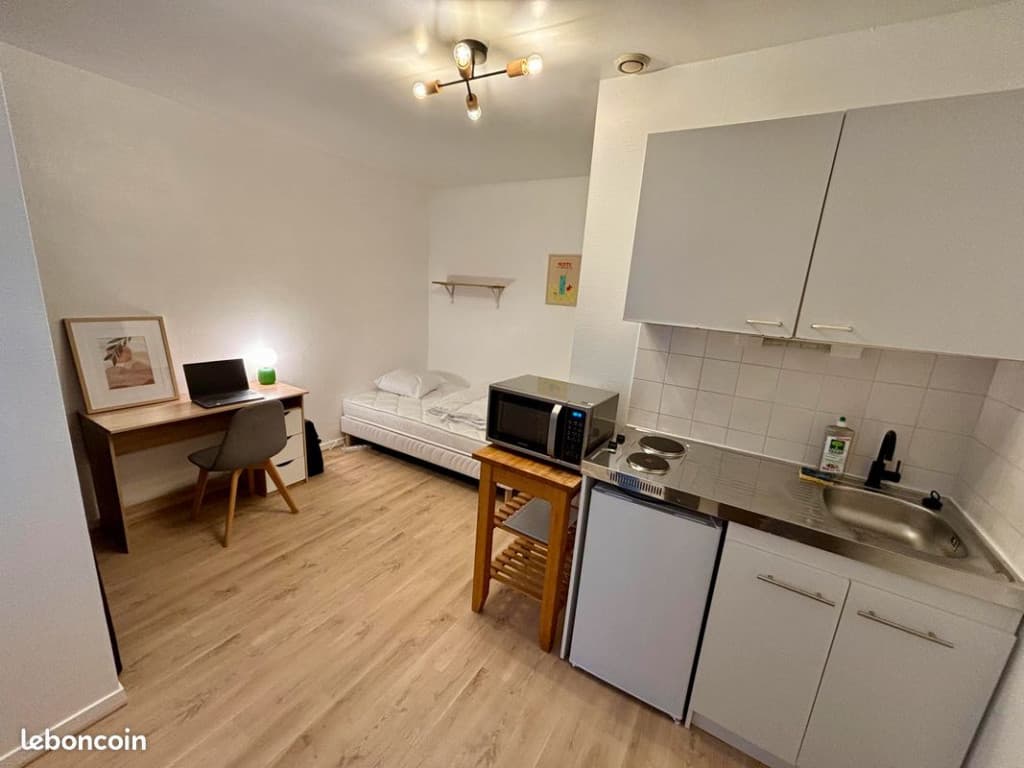 Studio meublé à louer 15m² Angers - quartier Lafayette