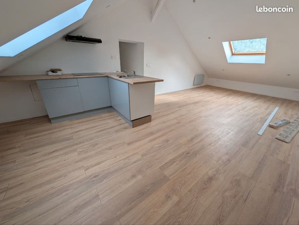 Appartement T2 entièrement rénové 37m2 (sous combles)