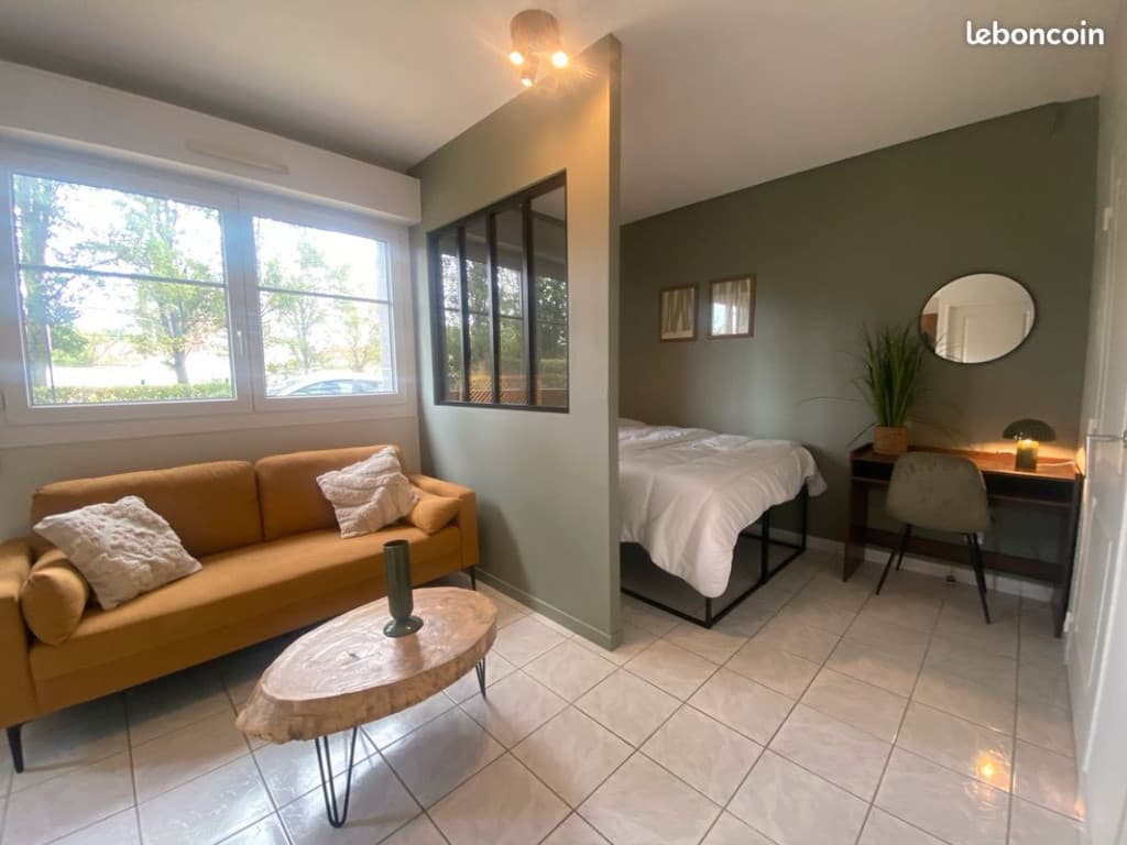 T1 bis meublé 30 m² – Parking privé – Résidence sécurisée – DPE C – Cambrai