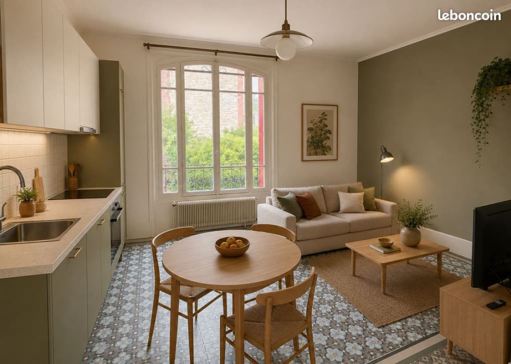 APPARTEMENT 2 PIÈCES 39m2 MEUBLÉ ENTIÈREMENT RÉNOVÉ – ACHÈRES