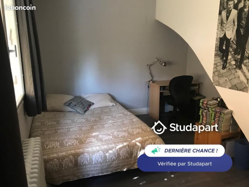 Chambre 5 pièces 9 m²