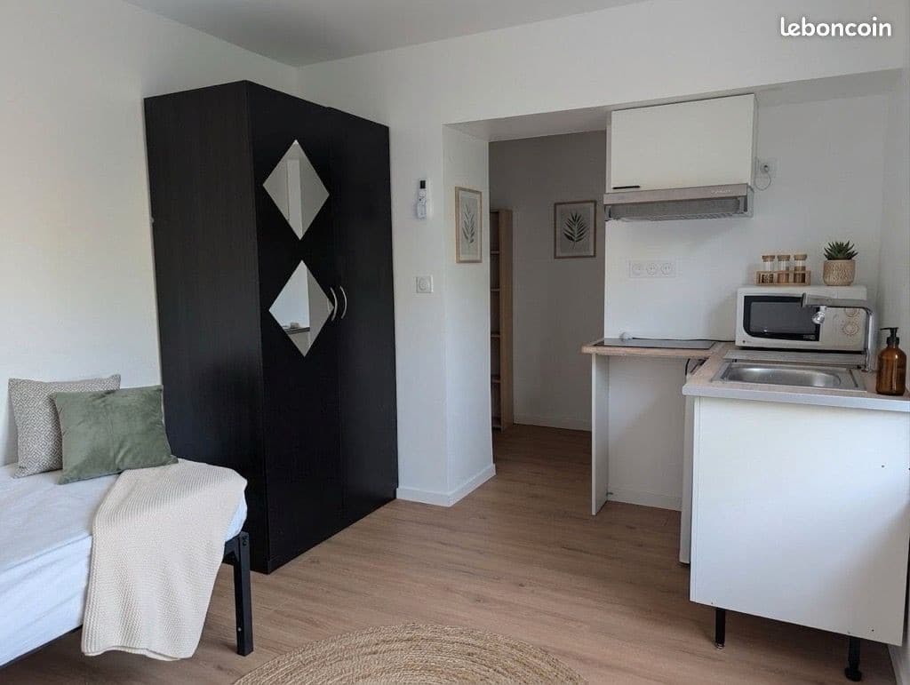 Studio meublé 18 m²