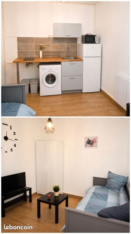 Studio étudiant avec cour privative proche NEOMA