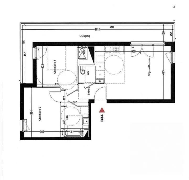 Location : Appartement Cergy (95000)