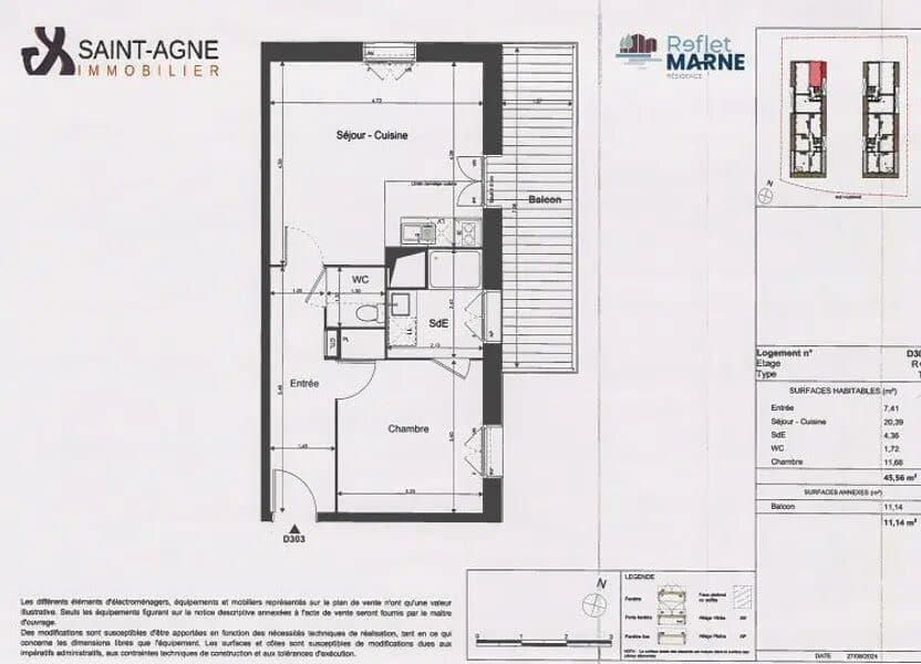 Location : Appartement Torcy (77200)