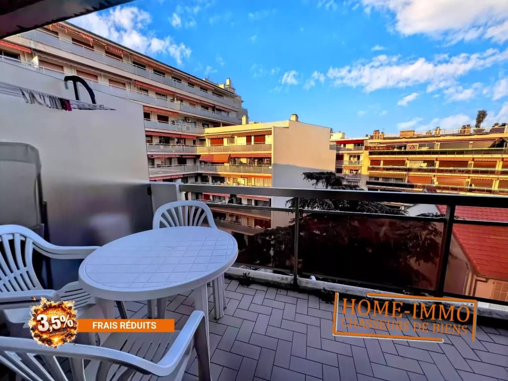Location A L'année Studio 19 m² - Centre de Juan-les-Pins