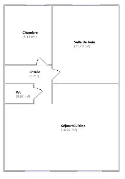 Location appartement 3 pièces 36,93 m² Villeneuve-Saint-Georges (94190) - Superimmo
