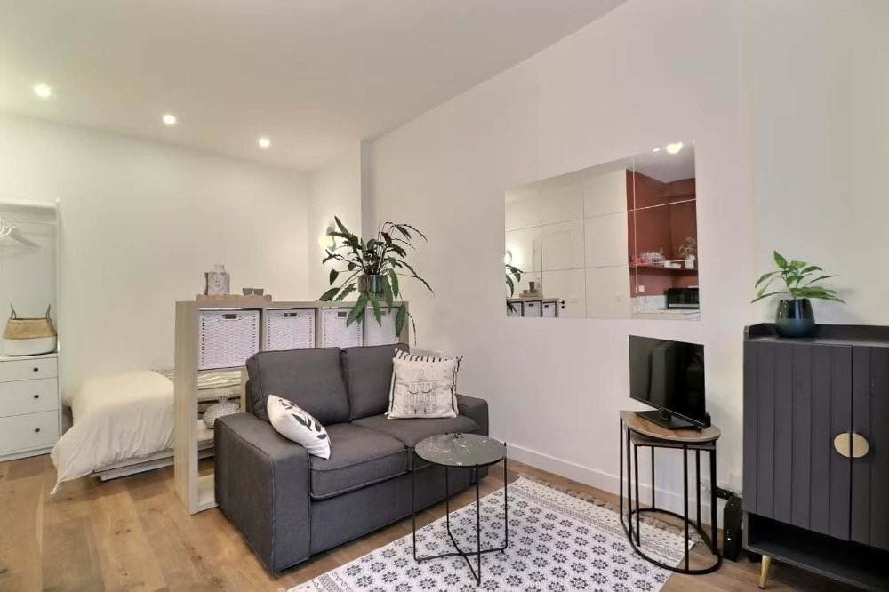 Appartement lumineux à louer à Lyon 7ème, 1 pièce, 20m²