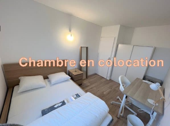 Chambre Colocation - 5ème étage - 10,20 m2 - Meublé