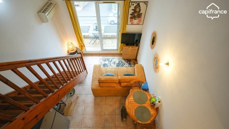 ? À louer – Studio T1 Bis avec mezzanine, terrasse & parking privatif
